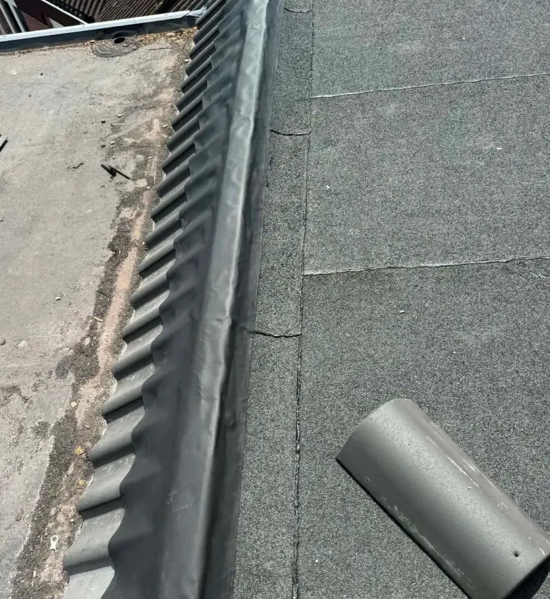 Detail van een volgende afwerkingsfase